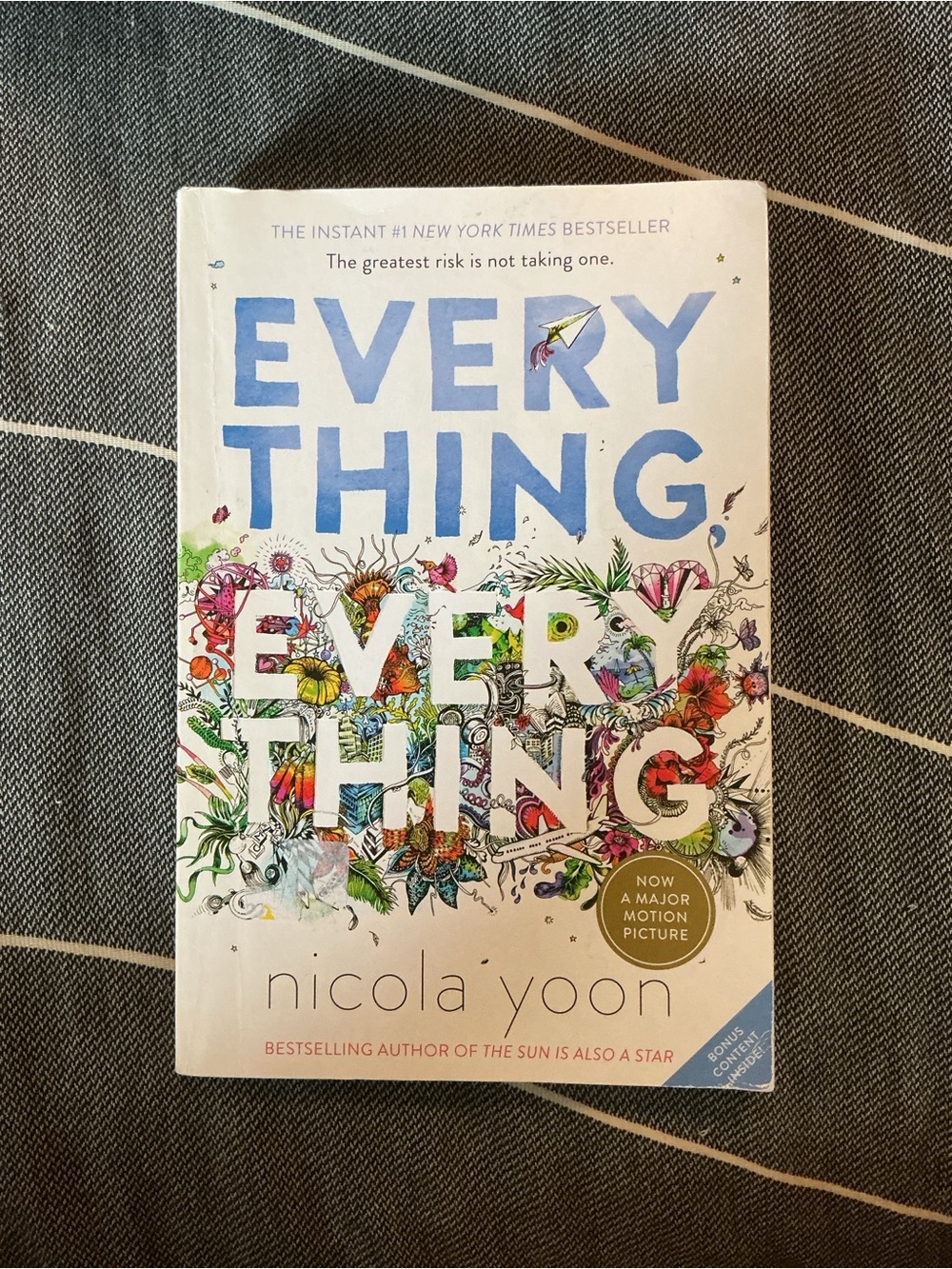 Everything, Everything by Nicola Yoon - White & Multicolor Paperback